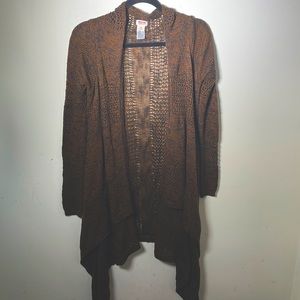 Mossimo XS mixed brown & black sweater